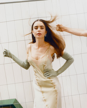 Lily Collins, Vogue France, 2022 - © Maciek Pożoga