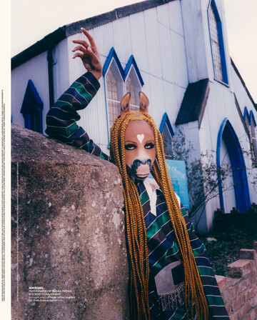 *Log Off and Line Up* story featuring HorsegiirL, photographed by Maciek Pożoga and styled by Flora Huddar
Editor in Chief saramoonves - Writer kylemun - Hair alipirzadeh - Face FX sitamesserrr - Production objectandanimallondon - © Maciek Pożoga