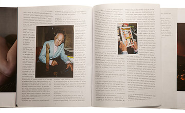 I was commissioned to shoot these portraits of sexologist Dr. Waynberg for *Double Magazine.* The wooden stick that he is holding in the second picture is an aphrodisiac root he brought back from Amazonia in the 1980s. - © Maciek Pożoga