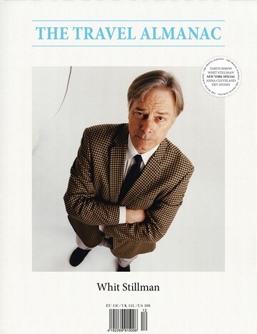 I photographed Whit Stillman, the director of one of my favourite movies, *Metropolitan,* for *The Travel Almanac*. We thought he looked a bit like Rick Moranis in Honey I Shrunk the Kids with this jacket, and so framed the shot accordingly. - © Maciek Pożoga