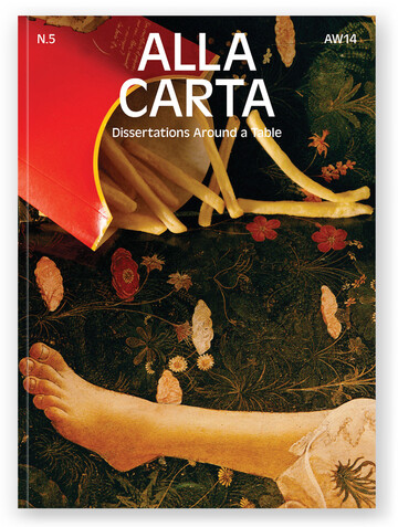 I shot this cover while eating French Fries on a Botticelli for *Alla Carta*’s AW14 issue. - © Maciek Pożoga