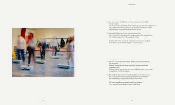 Spread from *Cérémonies* dummy book. Texts by Julien Perez. Design by Antoine Seiter - © Maciek Pożoga