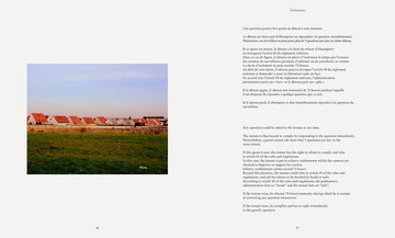Spread from *Cérémonies* dummy book. Texts by Julien Perez. Design by Antoine Seiter - © Maciek Pożoga